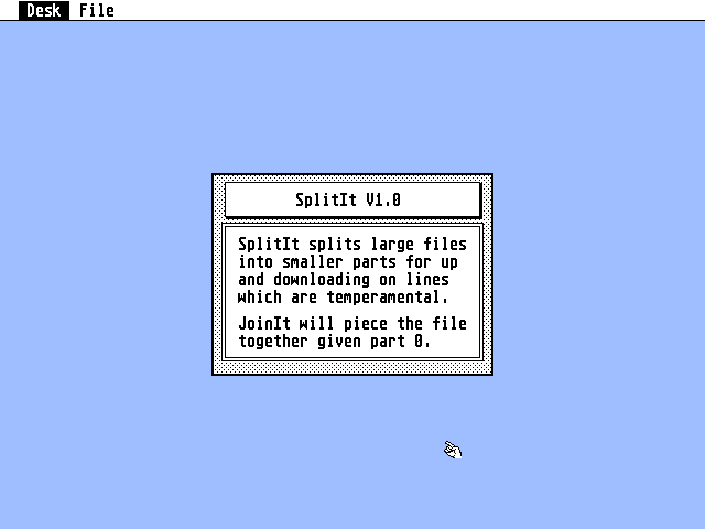 SplitIt! atari screenshot